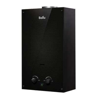 Водонагреватель проточный газовый Ballu GWH 10 Fiery Glass Carbon купить в СОМ