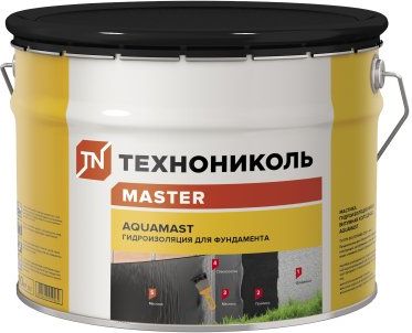 Мастика битумная ТЕХНОНИКОЛЬ Aquamast, 10кг купить в СОМ