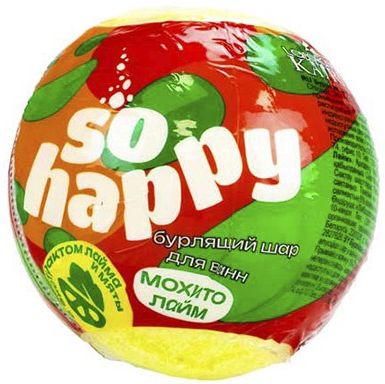 Шар бурлящий SOHappy Мохито Лайм 120г купить в СОМ
