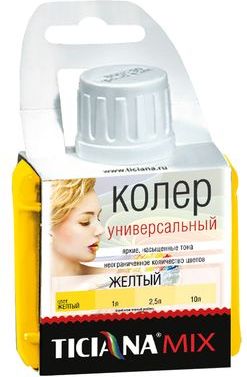 Колер Ticiana Mix, универсальный, желтый, 80 мл купить в СОМ