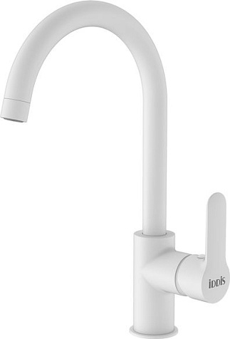 Смеситель для мойки Iddis Cuba CU6WTJ0i05, белый купить в СОМ
