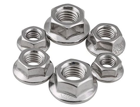 Гайка DIN6923 шестигранная с фланцем, М8, 35 шт./пакет купить в СОМ