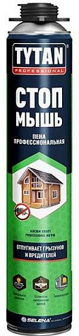 Пена монтажная Tytan Professional СТОП МЫШЬ, профессиональная, 750 мл купить в СОМ
