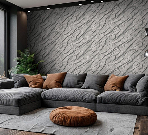Обои виниловые на флизелиновой основе 9135-13 WallSecret Basic Karelia, 1.06 х 10.05 м . купить в СОМ