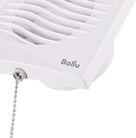 Вентилятор Ballu BAF-AR 150 VP вытяжной, мембранный обратный калапан, тяговый выключатель купить в СОМ