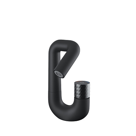 Смеситель для раковины Iddis Twist TWIBLBTi01, латунь, черный матовый купить в СОМ