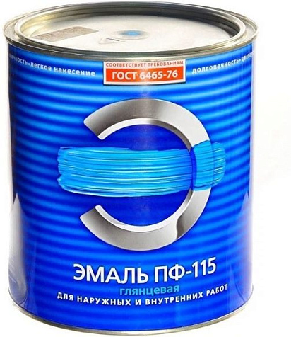 Эмаль алкидная ПФ-115 Empils, серая, 10 кг купить в СОМ