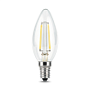 Лампа светодиодная Gauss Filament, свеча, 9Вт, 680Lm, 2700К, Е14 купить в СОМ