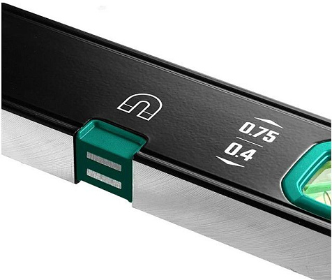 Уровень KRAFTOOL, магнитный, фрезерованный, 3 глазка, 400 мм купить в СОМ