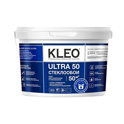 Клей готовый  для стеклообоев и стеклохолста KLEO ULTRA 50, 10 кг купить в СОМ