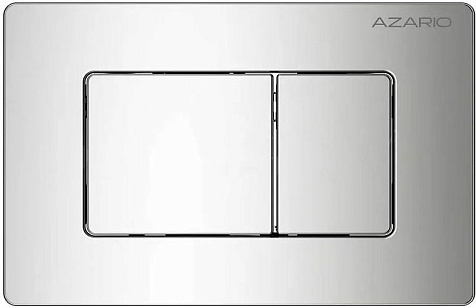 Кнопка для инсталляции Azario AZ-SS-003-CH, хром глянец квадратная купить в СОМ