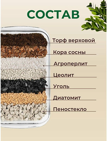 Грунт Terramis для Замиокулькаса 2л органо-минеральный купить в СОМ