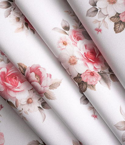 Комплект портьер Legrand Симона 150х180 с подхватами габардин розовый купить в СОМ