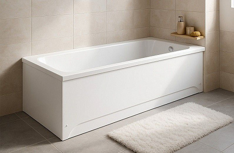 Ванна акриловая Azario Annabella, 1700 x700 мм, каркас, экран купить в СОМ
