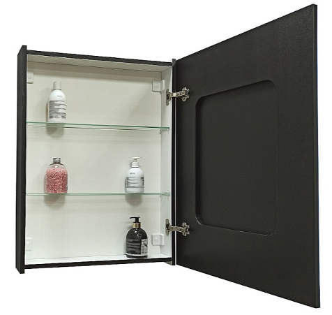 Зеркало-шкаф Континент Mirror Box Black 60 купить в СОМ