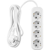 Удлинитель ОНЛАЙТ OPE-S-04-200-E-3x1   4 гн, 2 м, СЗ, 16А IP20 белый купить в СОМ