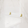 Полка для ванной Kleber Gold KLE-GOLD034, стекло купить в СОМ