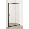 Дверь душевая Eva Gold EG1B, 120 х190 cм, в нишу, черный профиль купить в СОМ