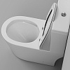 Унитаз монолит Grossman Classic GR-4487SQ, торнадо, безободковый, сиденье микролифт купить в СОМ