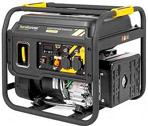 Бензогенератор инверторный Hanskonner HPG-3500I, 3500Вт купить в СОМ