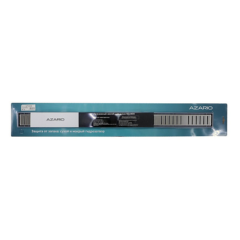 Желоб водоотводящий Azario AZT3FT01800 D40 L=800 мм, металл, поворот 360°, с решеткой купить в СОМ