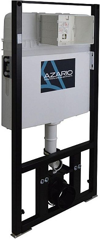 Инсталляция Azario AZ-8010-1000, унитаз AZ-3105C, торнадо, сиденье микролифт, без кнопки купить в СОМ