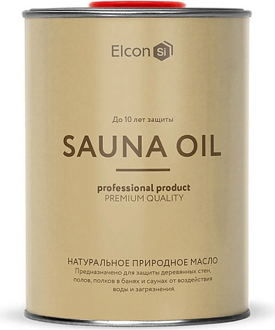 Масло Elcon Sauna Oil для полков, 1 л купить в СОМ