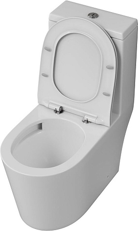 Унитаз монолит Grossman Classic GR-4487SQ, торнадо, безободковый, сиденье микролифт купить в СОМ
