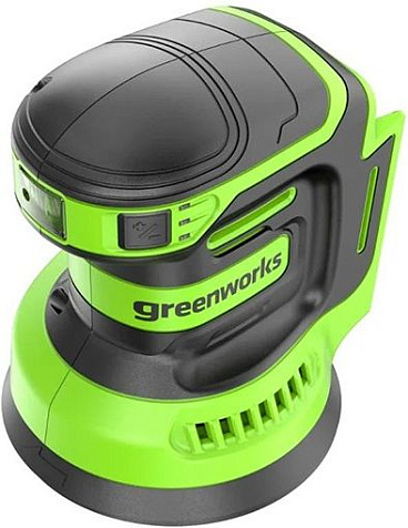 Шлифмашина эксцентриковая Greenworks OS325, 24В, Li-ion, АКБ 1х2.0А/ч, 125 мм купить в СОМ