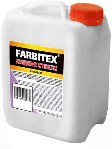 Жидкое стекло  Farbitex, 7 кг купить в СОМ