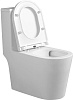 Унитаз монолит Grossman Classic GR-4487SQ, торнадо, безободковый, сиденье микролифт купить в СОМ