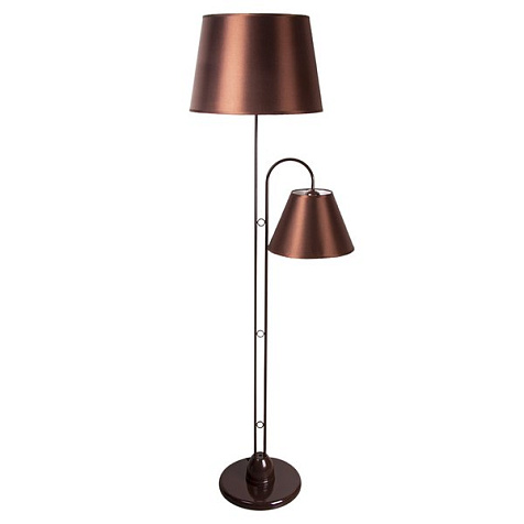 Светильник напольный 1063/2 BR+CHOCOLATE, 220V 15W E27 купить в СОМ