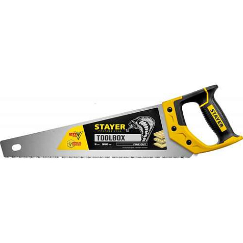 Ножовка по дереву многоцелевая STAYER Toolbox, 350мм купить в СОМ