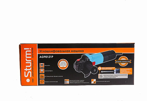 Машина углошлифовальная STURM AG 90121Р, 125мм, 1200Вт купить в СОМ