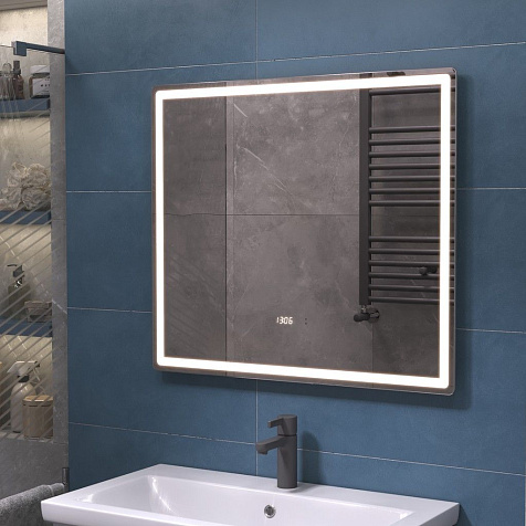 Зеркало Vigo Geometry Luxe 800 мм, сенсор купить в СОМ
