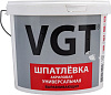 Шпатлевка акриловая VGT, универсальная, влагостойкая, 7.5 кг купить в СОМ