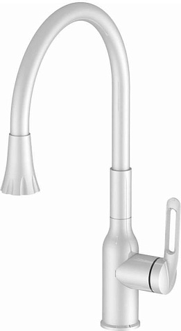 Смеситель для мойки Haiba HB73825-8, белый купить в СОМ