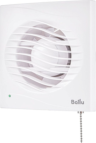 Вентилятор Ballu BAF-AR 150 VP вытяжной, мембранный обратный калапан, тяговый выключатель купить в СОМ