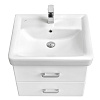 Тумба-умывальник подвсная Акватон Америна-60, белый глянец, раковина Тигода 60 купить в СОМ