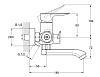 Смеситель для ванны G-lauf GOB3-A134 купить в СОМ