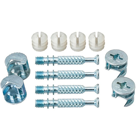 Набор №2 для стяжки фасада, ДСП 16 мм (метрическая резьба), 4 шт./пакет купить в СОМ