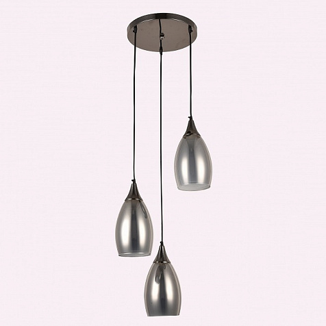 Светильник потолочный Linvel LV 9373/3 Пио Чёрный, Е14 40W купить в СОМ