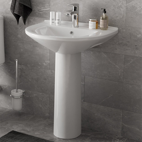 Умывальник Gesso W101 home de luxe 60, с постаментом купить в СОМ