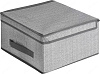 Короб для хранения 30х30х16см с откидной крышкой текстиль купить в СОМ