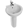 Умывальник Санита Люкс Art белый, с постаментом Art купить в СОМ