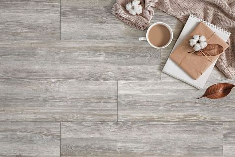 Керамогранит Global Tile Vyborg  Серый, 198х800х8.5 мм, 7 шт. - 1.1 кв. м. GT208022101MСR купить в СОМ