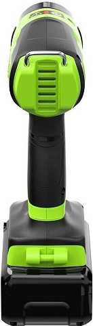 Фен строительный Greenworks G24HG, 24В, Li-ion, АКБ 1х4.0А/ч, 3 насадки купить в СОМ