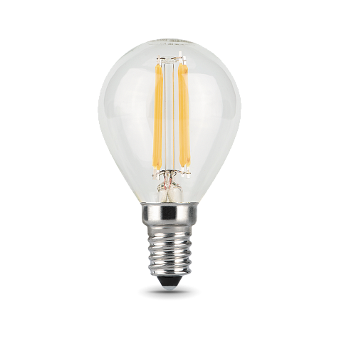 Лампа светодиодная Gauss Filament, Шар 9Вт, 710Lm, 4100К, Е14 купить в СОМ