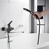 Смеситель для ванны Shevanik S4322T, латунь, оружейная сталь купить в СОМ