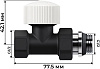 Набор термостатический для радиатора прямой 1/2" М30х1.5 черный Royal Thermo Design купить в СОМ